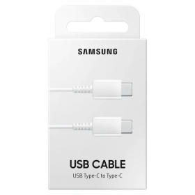USB kabel Samsung EP-DA705BWEGWW Type-C - Type-C 1.0m (hvit) (OEM)