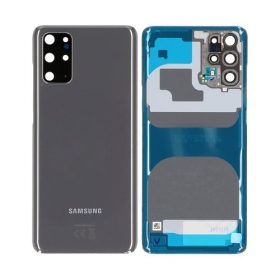 Samsung G985 / G986 Galaxy S20 Plus bakside grå (Cosmic Grey) (brukt grade A, original)