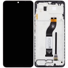 Xiaomi Redmi 13C 4G, 5G, Poco C65 skjerm (svart) (med ramme) (Premium)