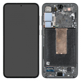 Ekranas Samsung S916 S23+ 5G su lietimui jautriu stikliuku og rėmeliu Green original (service pack)