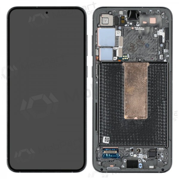 Ekranas Samsung S916 S23+ 5G su lietimui jautriu stikliuku og rėmeliu Green original (service pack)