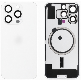Apple iPhone 16 Pro bakdeksel (hvit) (Premium)