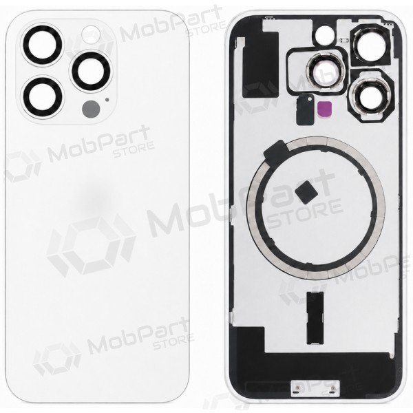 Apple iPhone 16 Pro bakdeksel (hvit) (Premium)