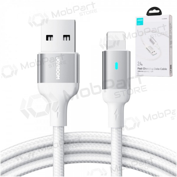 USB kabel Joyroom S-UL012A10 USB to Lightning 2.4A 1.2m hvit