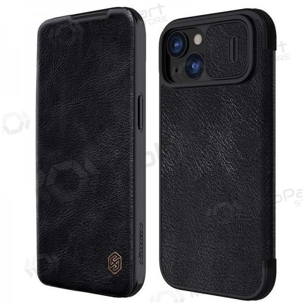 Apple iPhone 14 Plus deksel „Nillkin Leather“ (svart) Apple iPhone 14 Plus deksel „Nillkin Leather“ (svart)
