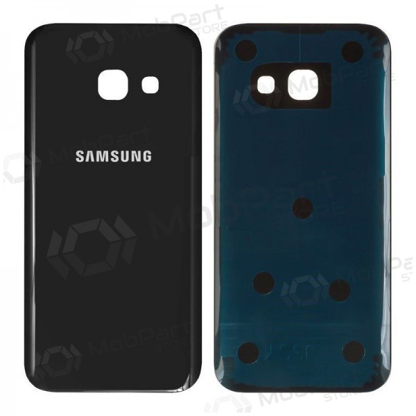 Samsung A320 Galaxy A3 2017 bakside (svart) (brukt grade B, original)