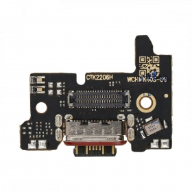 Xiaomi Poco F4 5G ladekontakt og mikrofon med flex (service pack) (original)