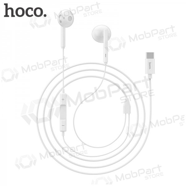 Hodetelefoner / ørepropper HOCO L10 Type-C (hvitt) Hodetelefoner / ørepropper HOCO L10 Type-C (hvitt)