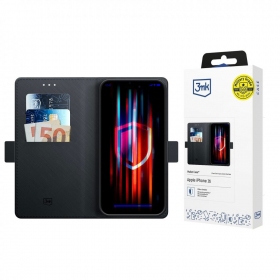 Xiaomi 17T Pro deksel - 3mk Wallet Case svart