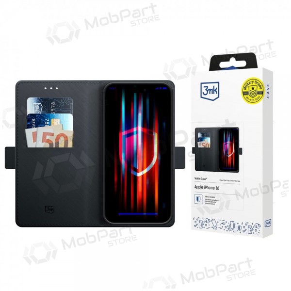 Xiaomi 17T Pro deksel - 3mk Wallet Case svart