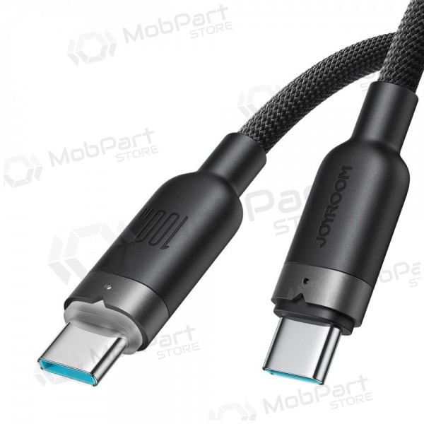 USB-C-kabel Joyroom S-A63 USB-C til USB-C 1,2 m 100 W svart