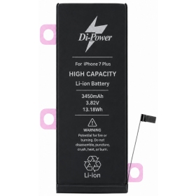 Apple iPhone 7 Plus batteri, akkumulator Di-Power 3450 mAh (økt kapasitet)