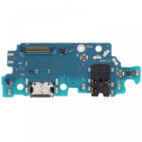 Samsung A235 Galaxy A23 4G ladekontakt og mikrofon med flex (service pack) (original)