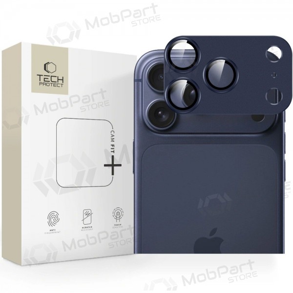 Apple iPhone 17 Pro Max kamerabeskyttelse - Tech-Protect CamFull Fit+ (Deep Blue)