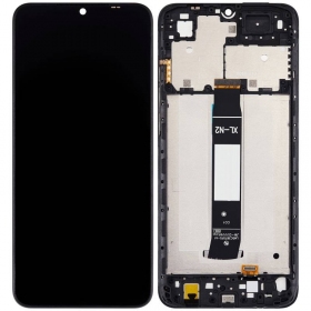 Xiaomi Redmi A1, A1+ skjerm (svart) (med ramme) (original)