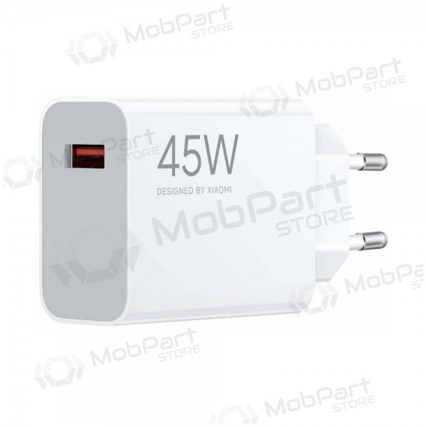 Telefonlader Xiaomi Turbo Charging Power Adapter BHR07SLEU 45 W USB-A PD hvit
