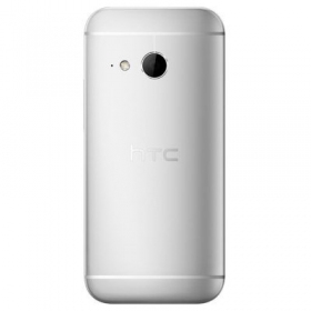 HTC One Mini 2 (M8 mini) bakside (sølvgrå) (brukt grade A, original)