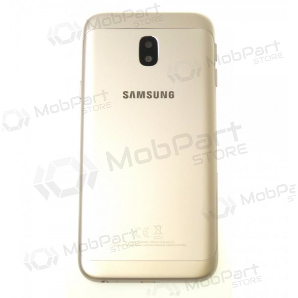 Samsung J330 Galaxy J3 2017 bakside (gyllen) (brukt grade C, original)