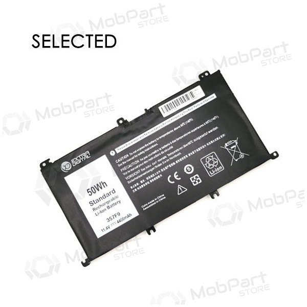 DELL 357F9, 4400mAh bærbar batteri DELL 357F9, 4400mAh bærbar batteri