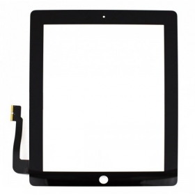 Apple iPad 3 / iPad 4 berøringssensitivt glass (svart)