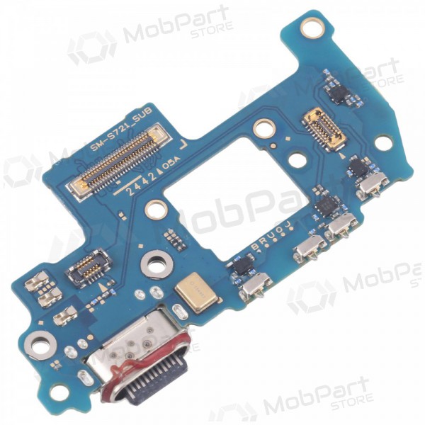 Samsung S721 Galaxy S24 FE 5G ladekontakt og mikrofon med flex (service pack) (original) Samsung S721 Galaxy S24 FE 5G ladekontakt og mikrofon med flex (service pack) (original)