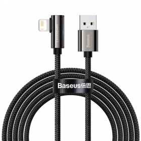 USB kabel Baseus Legend Lightning 2.4A 2.0m (svart) CALCS-A01