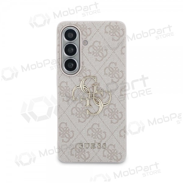 Samsung Galaxy S26 deksel - Guess PU 4G Metal Logo (rosa)