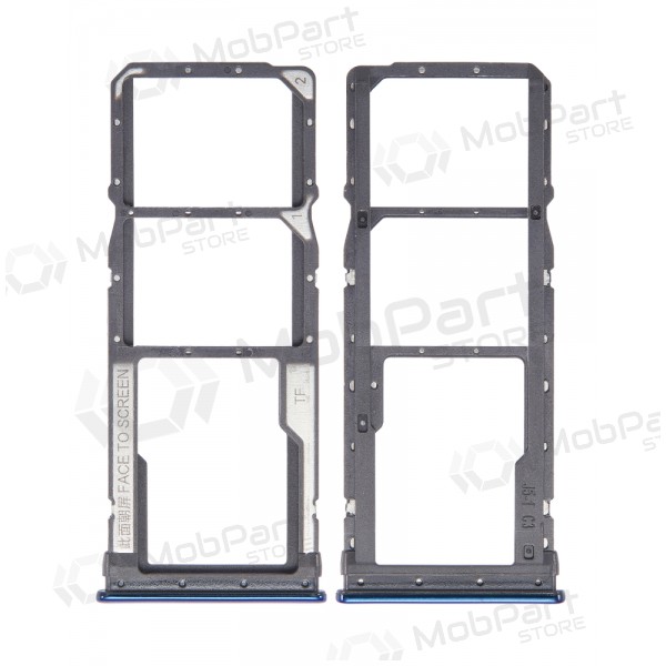Xiaomi Redmi Note 8, Redmi Note 8 2021 SIM-kortholder (blå)