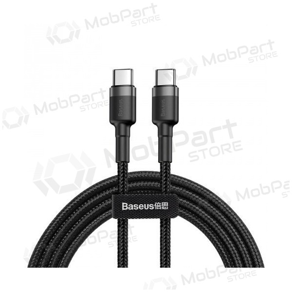 Kabel Baseus Cafule PD Type-C - Type-C 3.0A 60W (grå-svart) 1.0m CATKLF-GG1