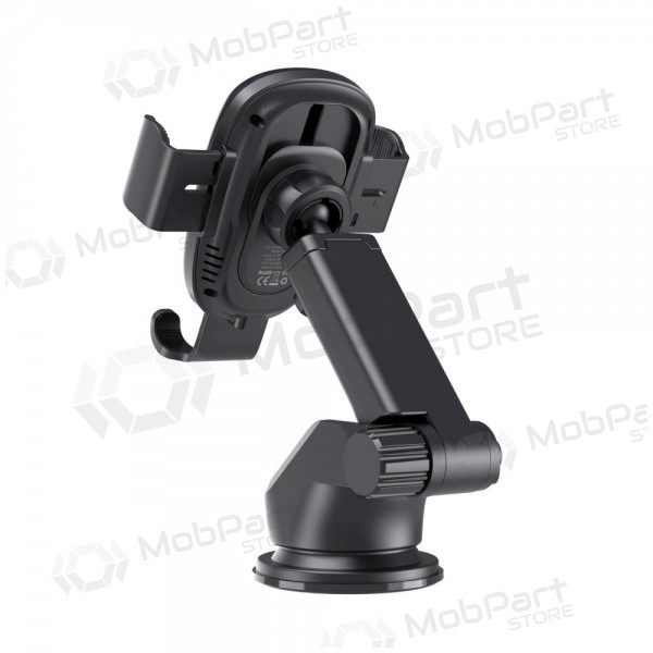 Automobilinis laikiklis-lader Choetech T203-F 15W Gravity Car Charger Holder svart