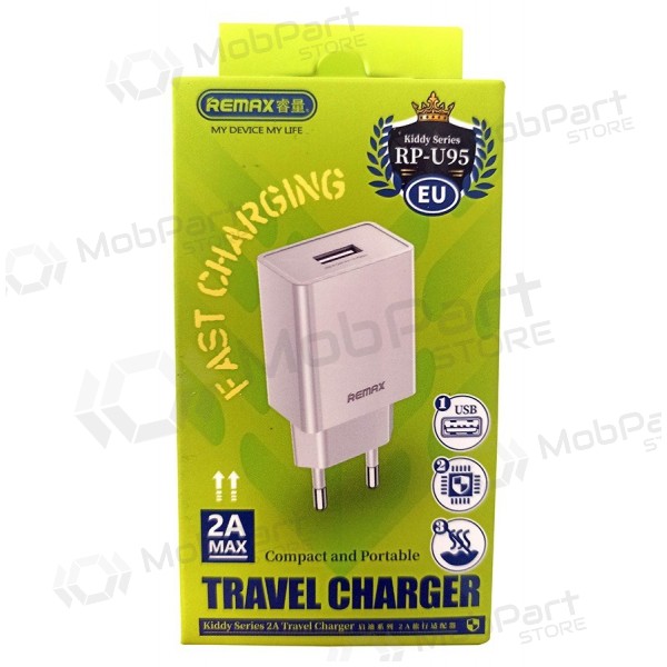 Lader Remax RP-U95 10W USB-A hvit