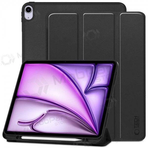 Apple iPad Air 13 M2 2024, M3 2025, M4 2026 deksel -Tech-Protect SmartCase Pen Holder- (svart)