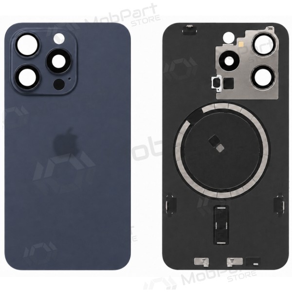 Apple iPhone 15 Pro bakdeksel (blått) (Premium)