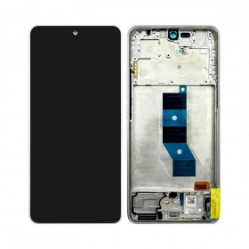 Xiaomi Redmi Note 14 5G skjerm (Lavender Purple) (med ramme) (original)