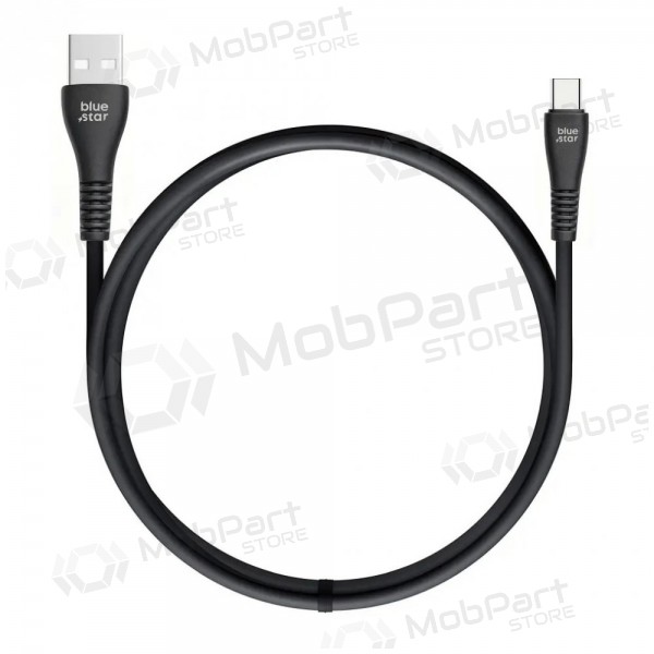 Lightning-kabel Blue Star PJ-DG4-A USB-A til Lightning 1 m svart