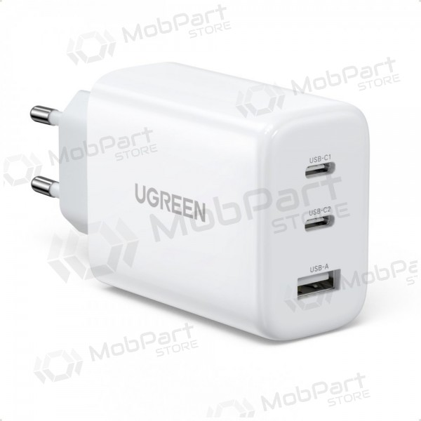 Lader buitinis Ugreen CD275 2xUSB-C/USB-A 65W hvit
