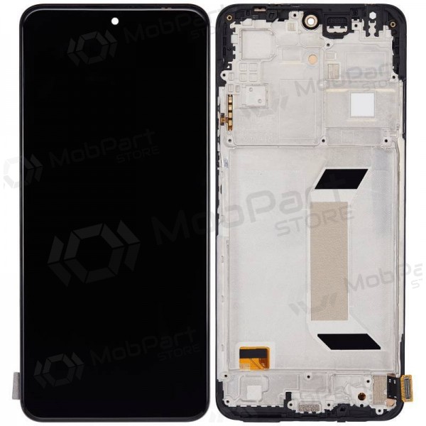 Xiaomi Redmi Note 12 5G, Poco X5 5G skjerm (svart) (med ramme) (OLED)