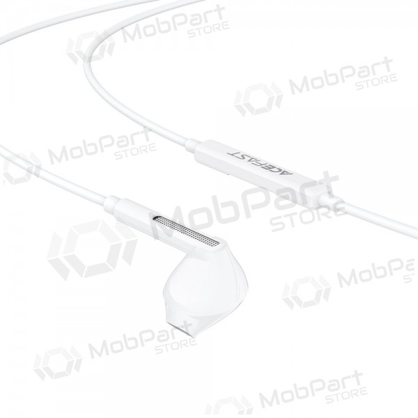 Kablede hodetelefoner Acefast L14 USB-C hvit