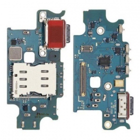 Samsung S916 Galaxy S23 Plus ladekontakt og mikrofon med flex (service pack) (original)