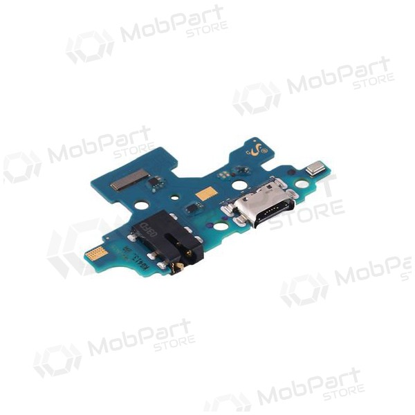 Samsung A415 Galaxy A41 2020 ladekontakt og mikrofon med flex (service pack) (original)