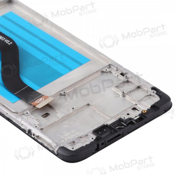 Samsung Galaxy A20s skjerm (med ramme) (original) Samsung Galaxy A20s skjerm (med ramme) (original)