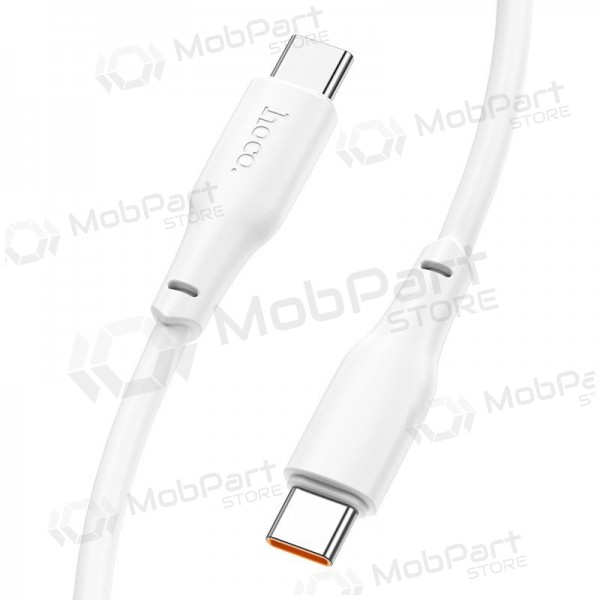 USB-C-kabel Hoco X93 USB-C til USB-C 1 m 100 W hvit