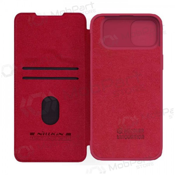 Apple iPhone 14 Pro Max deksel „Nillkin Leather“ (rød)