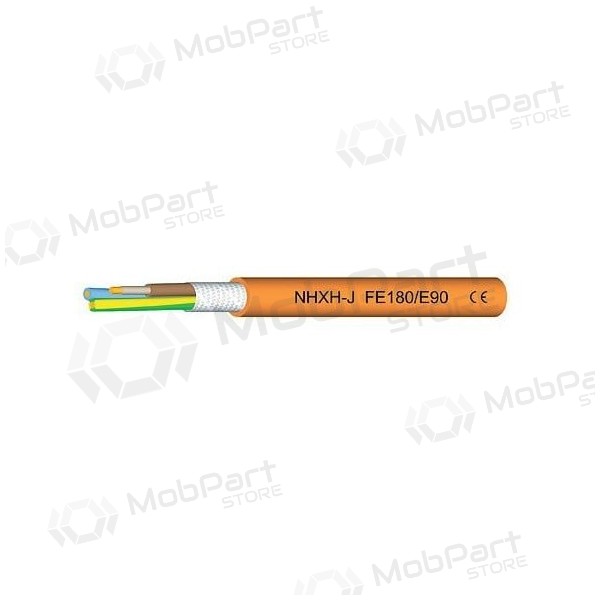 Strømkabel Eupen NHXH FE-180/E90 3x2.5 mm² kobber LSZH 1 kV
