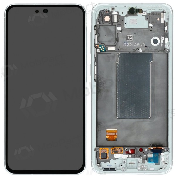 Ekranas Samsung A566 A56 5G su lietimui jautriu stikliuku og rėmeliu Awesome Lightgrey original (service pack) Ekranas Samsung A566 A56 5G su lietimui jautriu stikliuku og rėmeliu Awesome Lightgrey original (service pack)