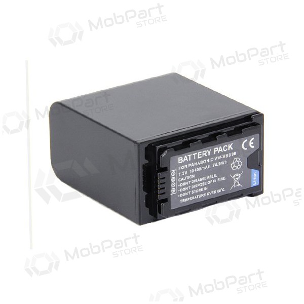 Panasonic VW-VBD98 10400mAh foto batteri / akkumulator Panasonic VW-VBD98 10400mAh foto batteri / akkumulator