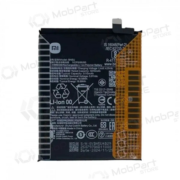 Xiaomi Redmi Note 14 5G, Poco M7 Pro 5G batteri (original)