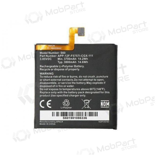 CAT S60 batteri / akkumulator (3500mAh)