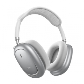 Trådløse hodetelefoner med mikrofon Hoco W68 ANC Bluetooth sølv
