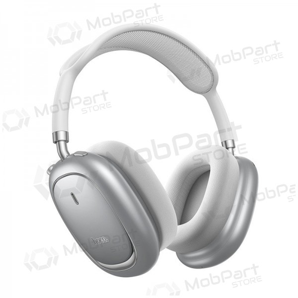 Trådløse hodetelefoner med mikrofon Hoco W68 ANC Bluetooth sølv